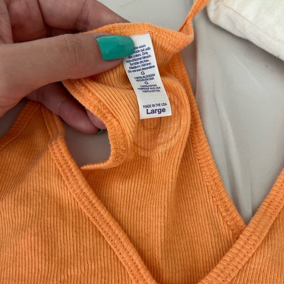 Pure Barre Orange Tank Top - Picture 3 of 3